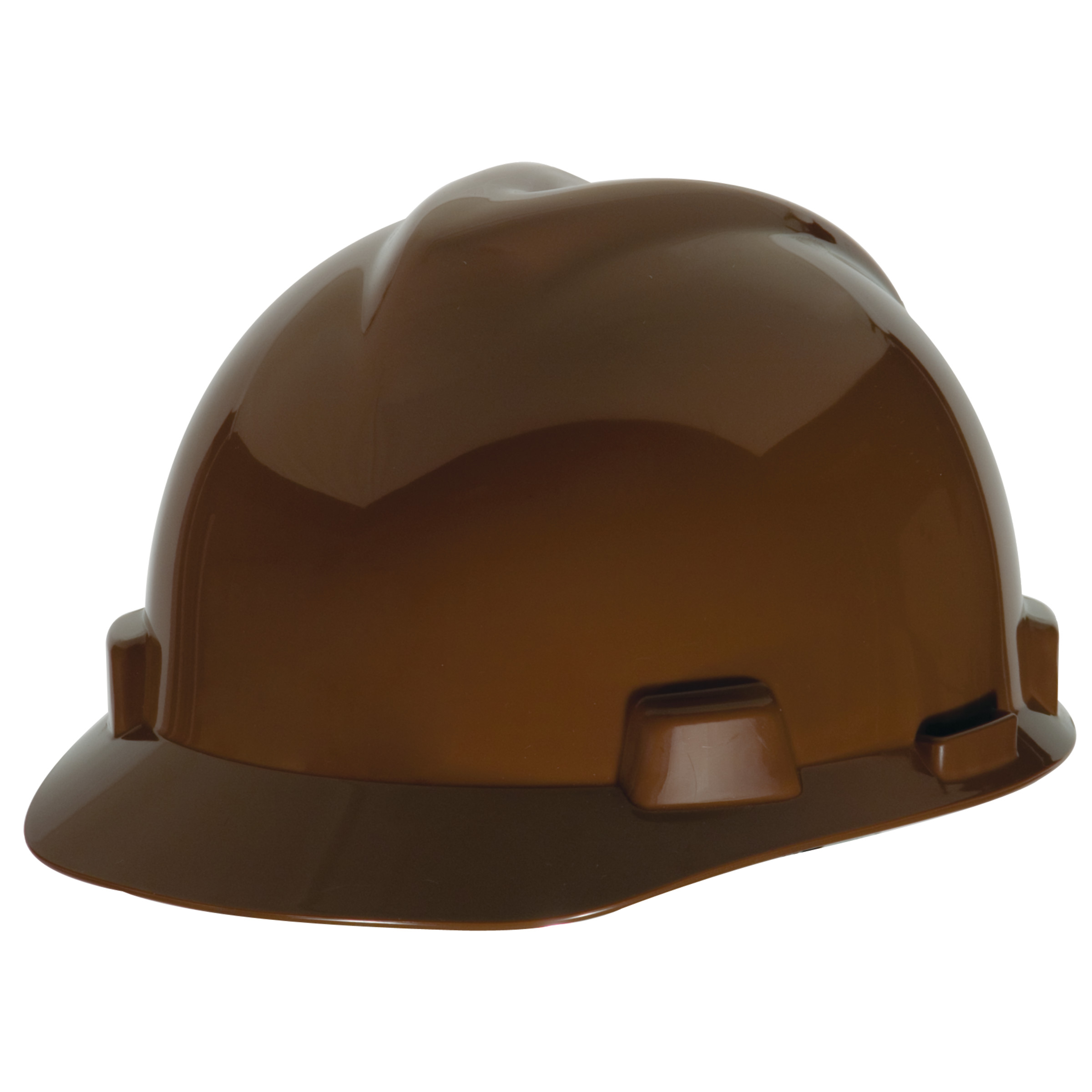 V-Gard Slotted Cap, Brown, w/Staz-On Suspension